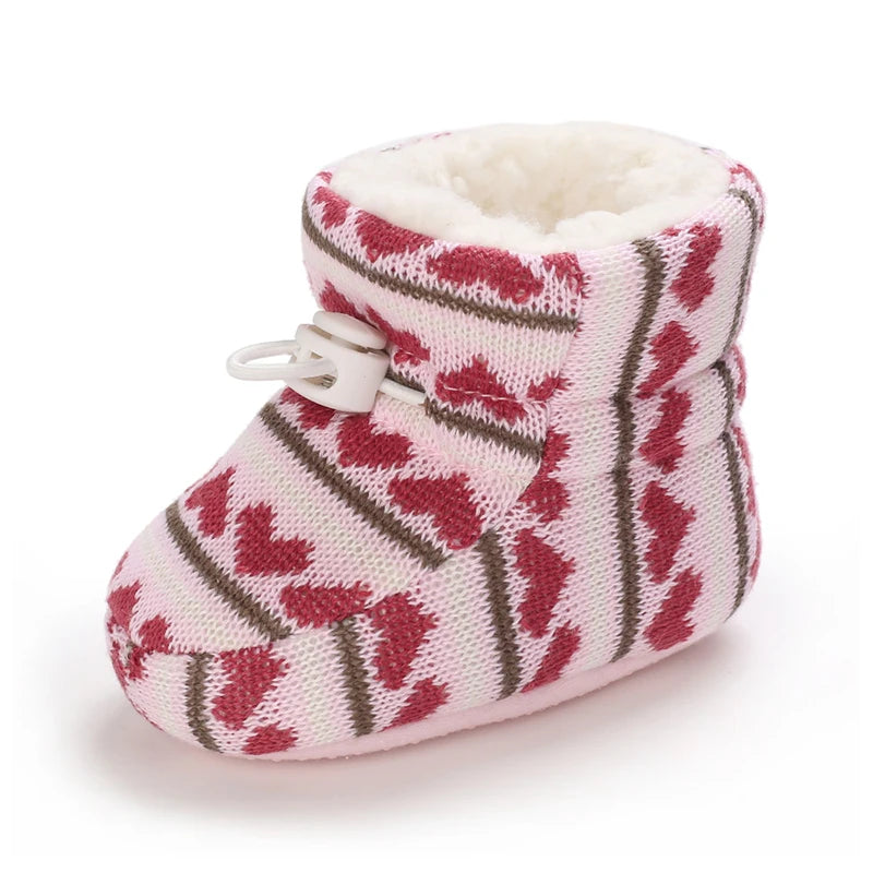 🧣❄️ Bottillons d’Hiver Bébé – Coton Chaud &amp; Semelle Antidérapante – Premiers Pas – 0 à 18 Mois™