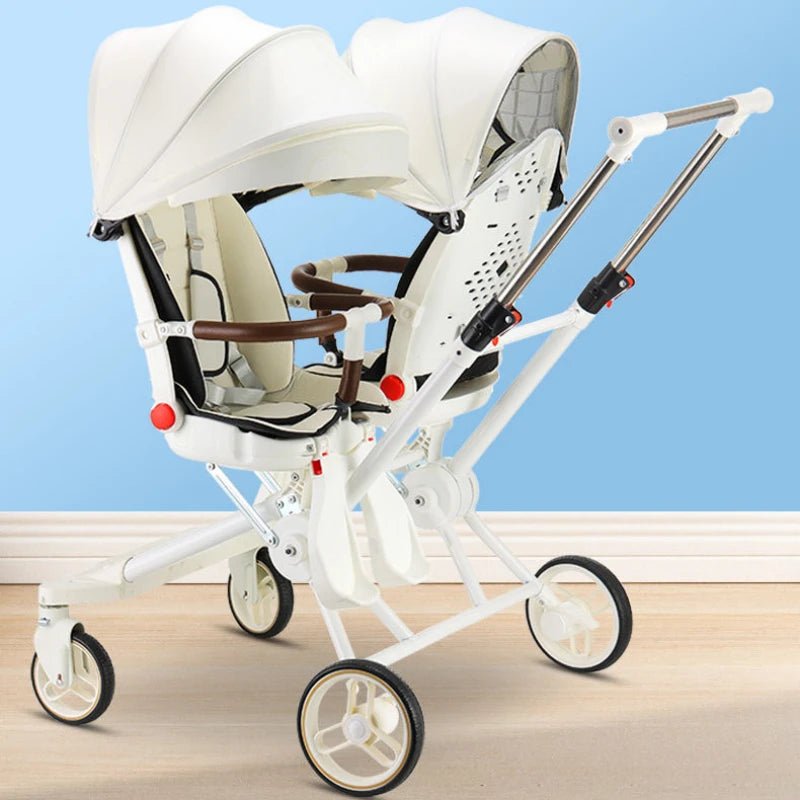 Poussette Double Bébé – Pliable &amp; Portable - Planète bébé