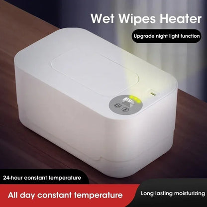 Chauffe-Serviettes Humides Bébé Portable avec Affichage LED – Boîte Chauffante USB à Température Régulée™