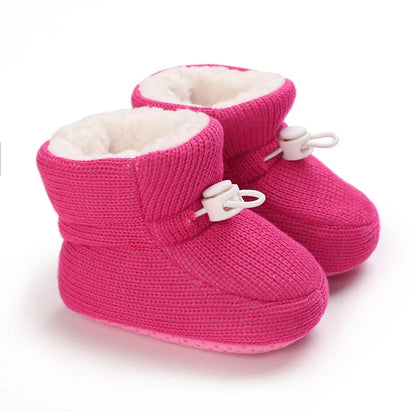 🧣❄️ Bottillons d’Hiver Bébé – Coton Chaud &amp; Semelle Antidérapante – Premiers Pas – 0 à 18 Mois™