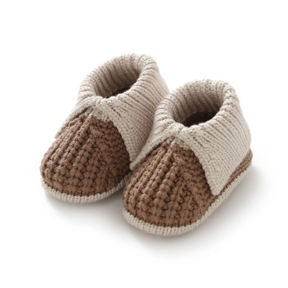 Chaussons Bébé Tricotés Chauds – Patchwork Mode & Faciles à Enfiler™