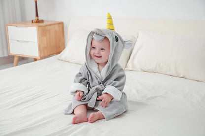 🛁 Peignoir de Bain Enfant à Capuche – Motif Cartoon – Cape de Bain Douce &amp; Confortable™ - Planète bébé