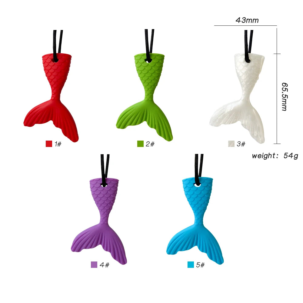 🧩🦷 Collier de Dentition Sensoriel – Silicone Alimentaire – Bijou à Mâcher Thérapeutique pour Bébé &amp; Enfants™