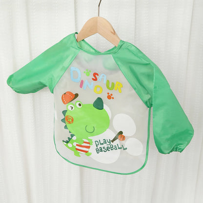 Bavoir Manche Longue Waterproof en EVA pour Bébé – Tablier de Repas Anti-Taches – Ultra Léger &amp; Facile à Nettoyer™