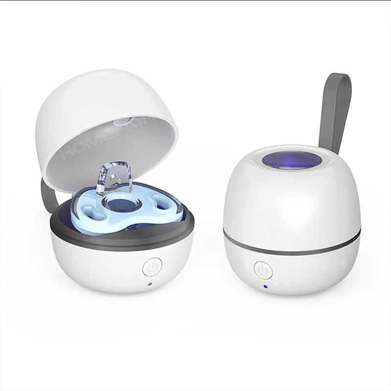 Boîte de Stérilisation Portable pour Tétine – UV 180s – Rechargeable et Compacte™