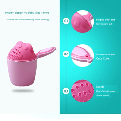 🛁 Tasse de Rinçage Bébé – Design Cartoon – Outil de Bain Ludique pour Enfants™ - Planète bébé