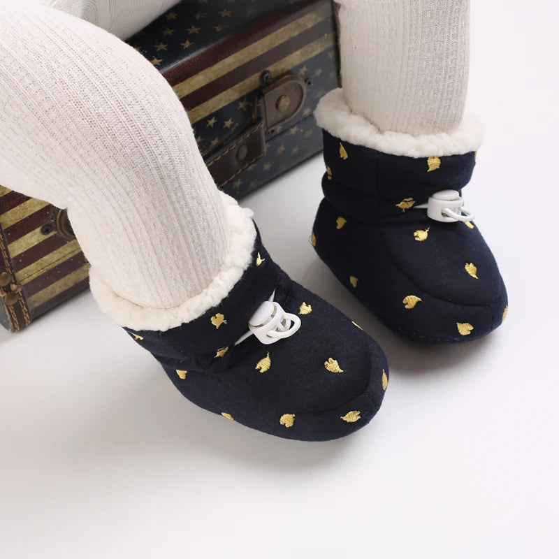 🧣❄️ Bottillons d’Hiver Bébé – Coton Chaud &amp; Semelle Antidérapante – Premiers Pas – 0 à 18 Mois™