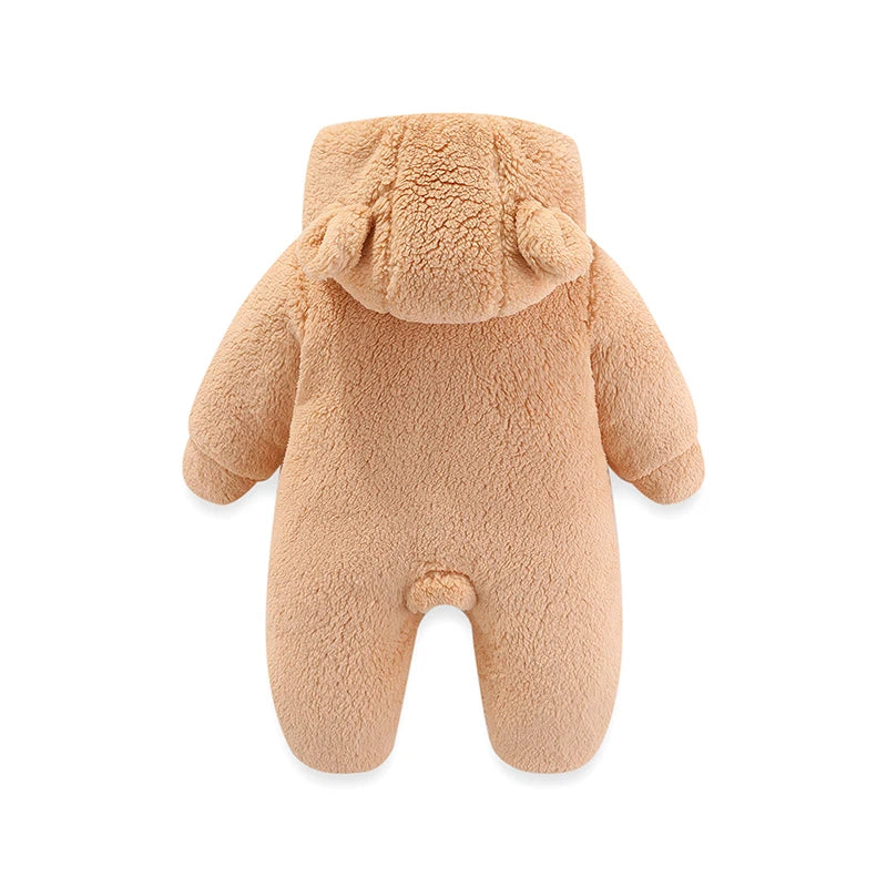 🧸 Combinaison d’Hiver Bébé avec Capuche – Épaisse, Chaude &amp; Mignonne – 0 à 12 Mois™ - Planète bébé