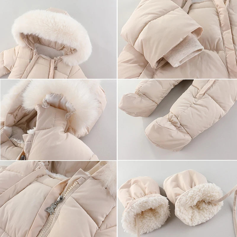 Combinaison Hiver Chaude avec Gants pour Bébé™
