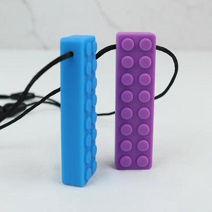 🦷🌈 Collier de Dentition Bébé en Silicone – Pendentif Sensoriel à Mâcher – Thérapie Sensorielle pour Bébé &amp; Enfant™