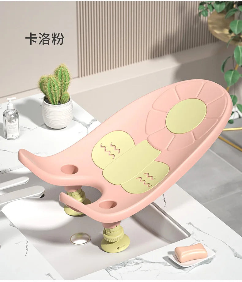 🛁👶 Support de Bain pour Bébés – Rack Multifonction pour Bain de Hanche – Tapis Antidérapant – Accessoire Douche Bébé Fille &amp; Garçon - Planète bébé