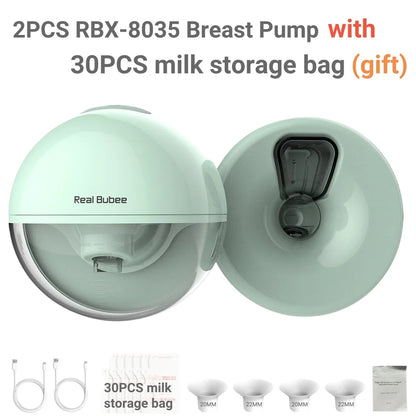 🤱 Tire-Lait Électrique Mains Libres – Portable, Silencieux &amp; Sans BPA – 3 Modes, 9 Niveaux de Succion + Sac de Stockage Inclus™ - Planète bébé