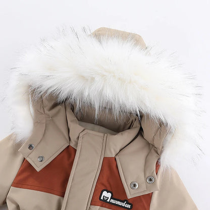 Combinaison Hiver Bébé -30° C™ – Salopette Épaisse Imperméable avec Capuche pour Garçons et Filles