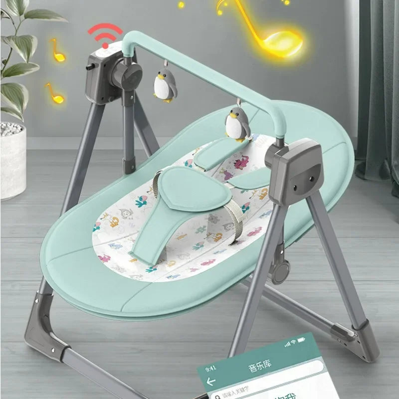 Berceau Pliable Électrique Portable pour Bébé 0-36 Mois™