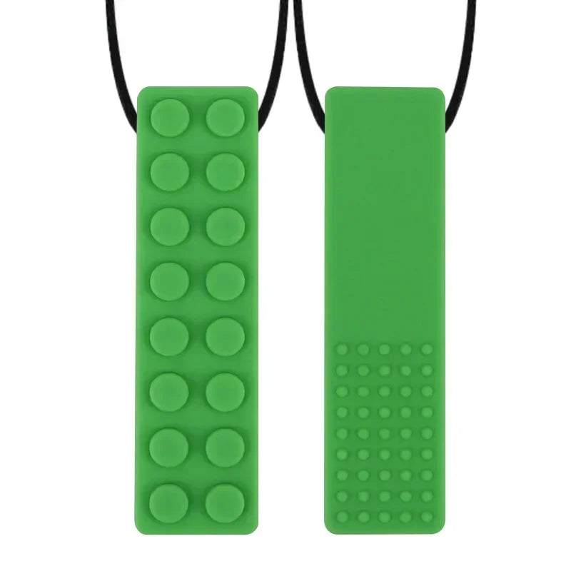 🦷🌈 Collier de Dentition Bébé en Silicone – Pendentif Sensoriel à Mâcher – Thérapie Sensorielle pour Bébé &amp; Enfant™