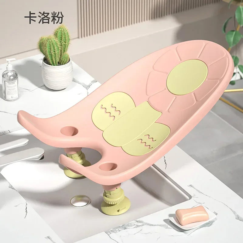 🛁👶 Support de Bain pour Bébés – Rack Multifonction pour Bain de Hanche – Tapis Antidérapant – Accessoire Douche Bébé Fille &amp; Garçon - Planète bébé