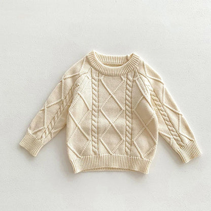 🧶🍂 Ensemble Bébé Tricoté – Style Coréen – Automne/Hiver – Unisexe 0-12 Mois™ - Planète bébé