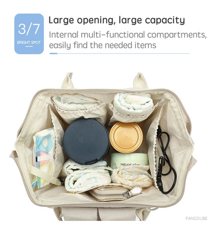 🎒 Sac à Langer PANGDUBE – Sac à Dos Maternité Étanche avec Crochets Poussette™