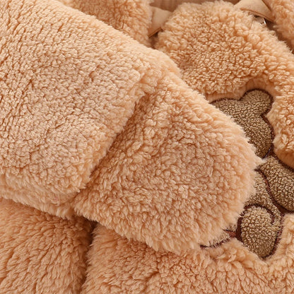 🧸 Combinaison d’Hiver Bébé avec Capuche – Épaisse, Chaude &amp; Mignonne – 0 à 12 Mois™ - Planète bébé