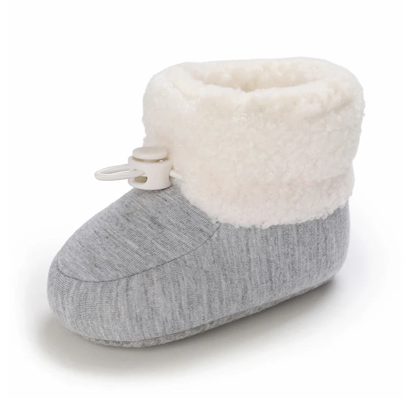 🧣❄️ Bottillons d’Hiver Bébé – Coton Chaud &amp; Semelle Antidérapante – Premiers Pas – 0 à 18 Mois™