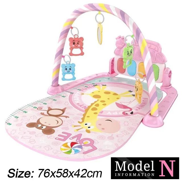 Tapis d’Éveil Musical Bébé – Gym d’Activité avec Piano - Planète bébé