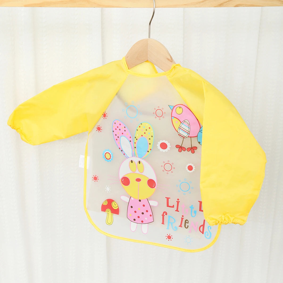 Bavoir Manche Longue Waterproof en EVA pour Bébé – Tablier de Repas Anti-Taches – Ultra Léger &amp; Facile à Nettoyer™