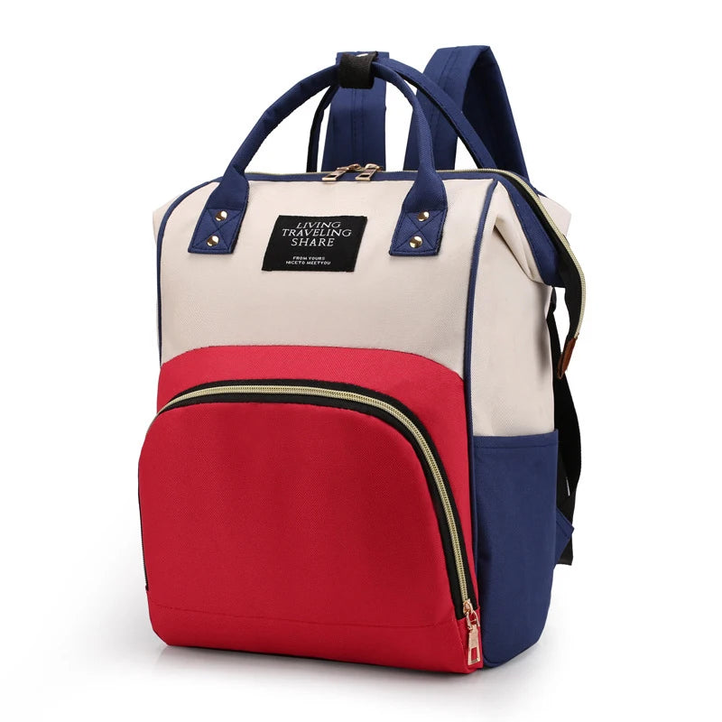 🎒👶 Sac à Langer Maman en Toile – Grande Capacité &amp; Isolation Thermique – Sac à Dos de Voyage Multifonctionnel™