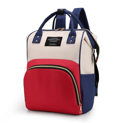 🎒👶 Sac à Langer Maman en Toile – Grande Capacité &amp; Isolation Thermique – Sac à Dos de Voyage Multifonctionnel™