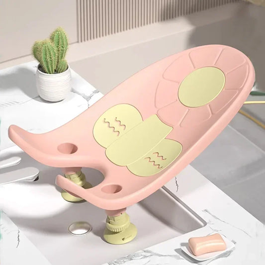 🛁👶 Support de Bain pour Bébés – Rack Multifonction pour Bain de Hanche – Tapis Antidérapant – Accessoire Douche Bébé Fille &amp; Garçon - Planète bébé