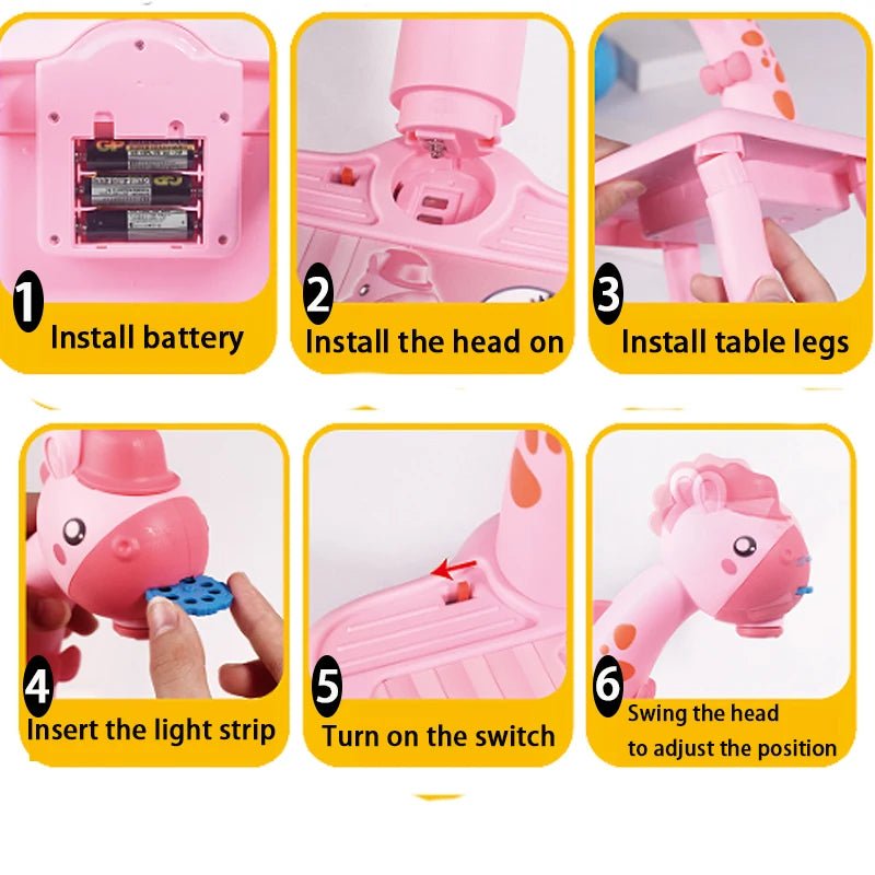 Table de dessin projecteur LED enfant - Planète bébé