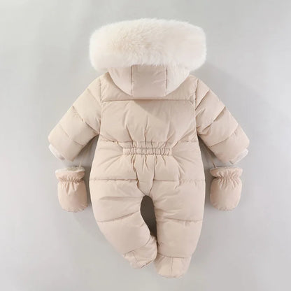 Combinaison Hiver Chaude avec Gants pour Bébé™