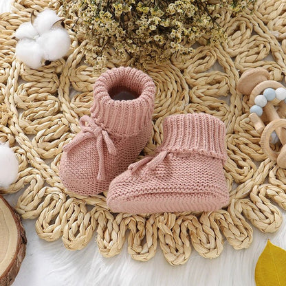 🧶 Chaussons Bébé Tricotés™ - Planète bébé