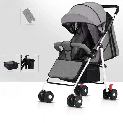 ✈️ Poussette Bébé Ultra - Légère – Compacte &amp; Compatible Avion – Position Allongée – Pliable en Un Clic™ - Planète bébé