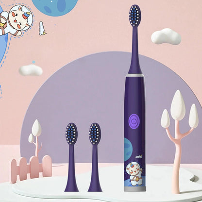 Brosse à Dents Électrique Enfant – Ultra - Doux &amp; Nettoyage Ludique (Sans Pile)™ - Planète bébé