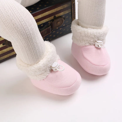 🧣❄️ Bottillons d’Hiver Bébé – Coton Chaud &amp; Semelle Antidérapante – Premiers Pas – 0 à 18 Mois™