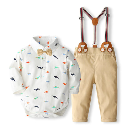 🎩👔 Ensemble Costume Gentleman Bébé – Romper™ - Planète bébé