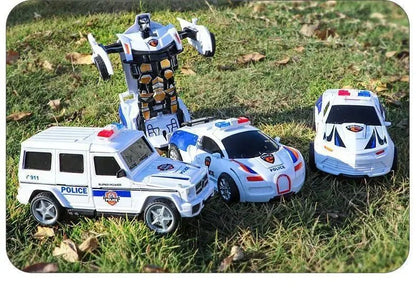 Voiture Robot Transformable à Inertie® - Planète bébé
