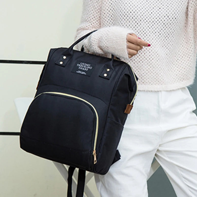 🎒👶 Sac à Langer Maman en Toile – Grande Capacité &amp; Isolation Thermique – Sac à Dos de Voyage Multifonctionnel™ - Planète bébé