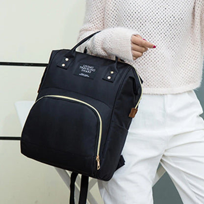 🎒👶 Sac à Langer Maman en Toile – Grande Capacité &amp; Isolation Thermique – Sac à Dos de Voyage Multifonctionnel™ - Planète bébé