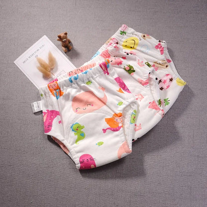 🩲👶 Culotte d'Apprentissage Bébé – Coton Lavable – Couleur Unie – 1 à 3 Ans™