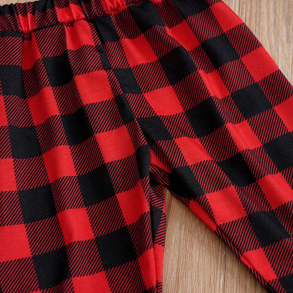 Ensemble de Bébé 2 Pièces – Barboteuse à Lettres + Pantalon Confort Stretch 0-18 Mois™