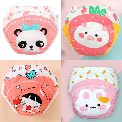 🩲🌿 Lot de 4 Culottes d’Apprentissage Imperméables Bébé – Coton Écologique – Réutilisables &amp; Ultra Douces – 12 à 20 kg – Mixte™ - Planète bébé