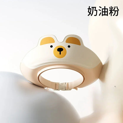 Casquette de Bain Anti-Éclaboussures pour Bébé™ – Visière de Douche Ajustable, Protection des Oreilles et du Visage