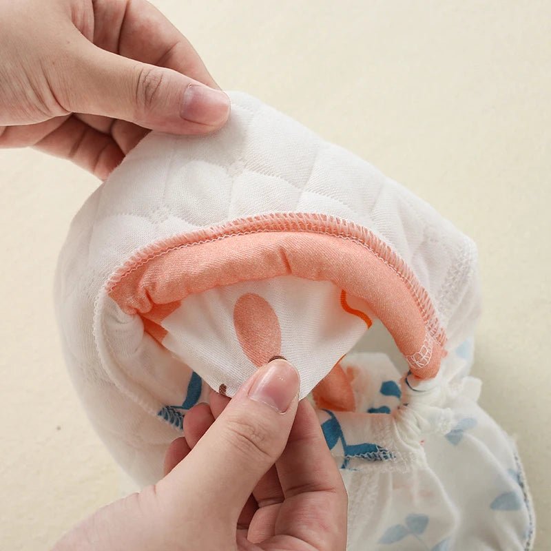 4PCS Pure Plain Solid Color Soft Baby Boys Girls Toddler Training Pants Toilet Pee Potty Learning Underwear Cotton Diaper™ - Planète bébé