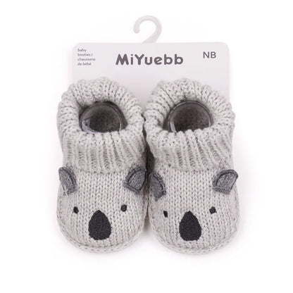 🧦🐾 Chaussettes Bébé Antidérapantes – Motif Animal – Coton Doux et Respirant™