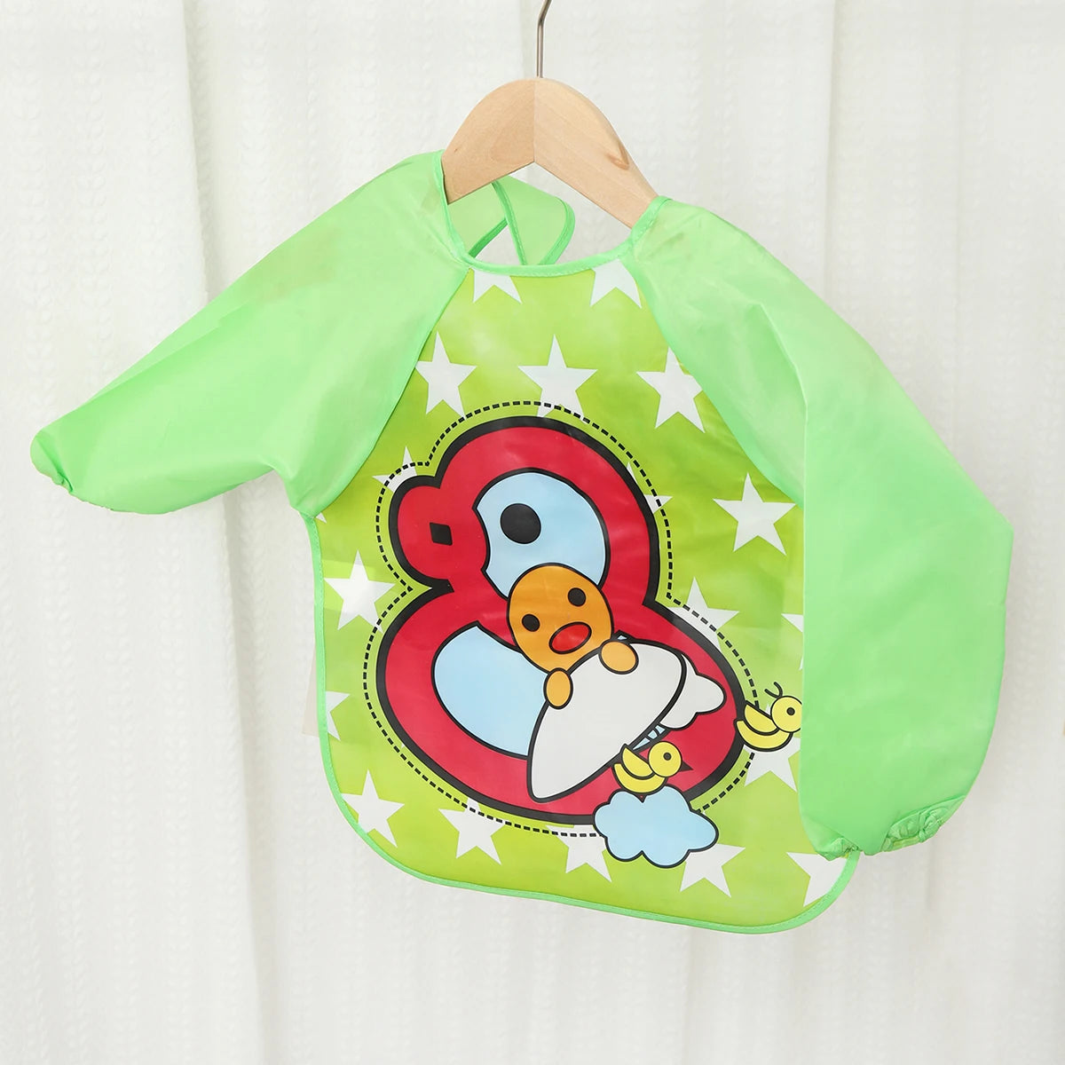 Bavoir Manche Longue Waterproof en EVA pour Bébé – Tablier de Repas Anti-Taches – Ultra Léger &amp; Facile à Nettoyer™