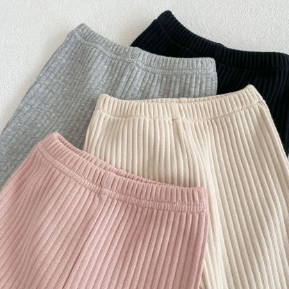 Pantalon Bébé Slim en Coton – Taille Élastique Confortable – Coupe Bootcut Unisexe 1-3 Ans™