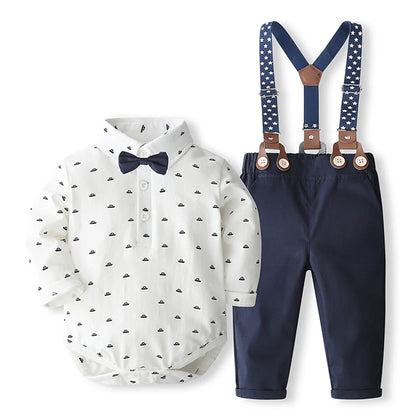 🎩👔 Ensemble Costume Gentleman Bébé – Romper™ - Planète bébé