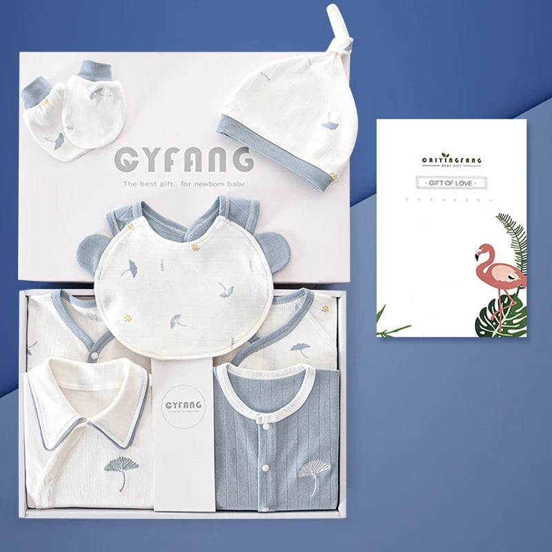 Set Naissance 28 Pièces Bébé 100% Coton – Ensemble Complé Neutre Garçon Fille Toutes Saisons™