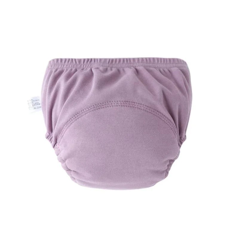 4PCS Pure Plain Solid Color Soft Baby Boys Girls Toddler Training Pants Toilet Pee Potty Learning Underwear Cotton Diaper™ - Planète bébé